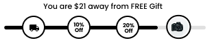 Cart progress bar showing distance to a free gift